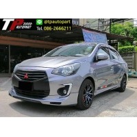 ราคา ชุดแต่งสเกิร์ตรอบคันแอททราจ Mitsubishi Attrage Evo sport 2012 2013 2014 2015 2016