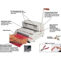 ราคา เครื่องเจาะเข้าเล่มสันเกลียว TMP รุ่น COILMAC-ECI