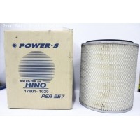 ราคา ไส้กรองอากาศ POWER-S สำหรับ รถบรรทุก ฮีโน่ HINO ZM ไม่มีใบพัด (17801-1020)อะไหล่แท้ (รหัส PSA-967-S)