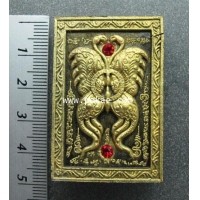 ราคา เทพจำแลงภมร เนื้อว่านสีดำปัดทอง (พิมพ์กลาง) ครูบากฤษณะ