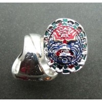 ราคา แหวนราหูกันชง (ชุบเงินเพ้นท์สี) พระอาจารย์โอ พุทโธรักษา พุทธสถานวิหารธรรมราช จ.เพชรบูรณ์