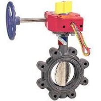 ราคา Butterfly valve Ductile iron body, wafer type, Gear operator, UL/FM for 250 psi.W.P. รุ่น WD3510-4