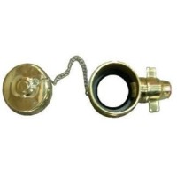 ราคา ข้อต่อข้างหูเดียวในนอกพร้อมฝาปิดตัวผู้สวมเร็วโซ่คล้องวัสดุทองเหลือง 2.5 นิ้ว