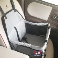 ราคา Pet Car seat ที่นั่งในรถของสุนัข สำหรับสุนัข1-5kg สีเทา