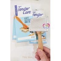ราคา หวีแปรงขนสุนัขและแมวที่ขนยาว LAWRENCE Tender care Slicker Brush Tiny Size จิ๋ว ขนาด 4.5x8 cm