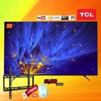 ราคา 55 TCL 4K UHD Smart DTV รุ่น 55P6US แถมฟรี ขาแขวนติตผนัง หรือ เม้าไร้สาย