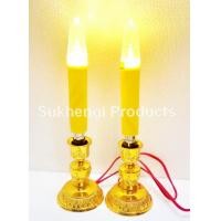 ราคา เทียนไฟฟ้าไหว้พระและไหว้เจ้า หลอด Led ขนาดยาว 7 นิ้ว