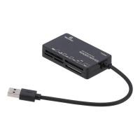 ราคา TECHPRO Port Hub Mul-Function 6 in 1 USB-A Card Reader - Black (8857881478280)