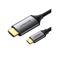 ราคา UGREEN USB-C to HDMI Digital AV Adapter Cable 1.5M. Connecter Silver (6957303855704)