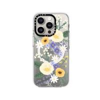 ราคา เคส Casetify iPhone 15 Pro with Magsafe Impact Clear VeronicaVioletFloralMix (715575025982)