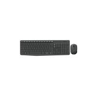 ราคา เมาส์และคีย์บอร์ดไร้สาย Logitech Wireless Mouse + Keyboard MK235 Black (TH/EN) (097855120236)