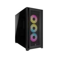 ราคา เคสคอมพิวเตอร์ Corsair iCUE 5000D RGB Airflow TG Mid-Tower Black with 3x AF120 RGB Elite Fan (CC-9011242-WW) (840006694342)