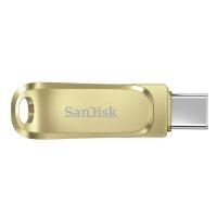 ราคา แฟลชไดร์ฟ SanDisk Ultra Dual Drive Luxe USB Type-C 256GB Gold (SDDDC4-256G-G46GD) (619659199586)