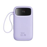 ราคา พาวเวอร์แบงค์ Baseus 10,000 mAh Qpow2 Dual-Cable Digital Display 22.5W Nebula Purple (6932172636272)