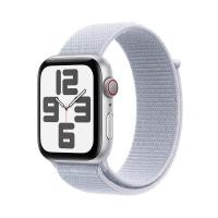 ราคา Apple Watch SE GPS + Cellular 44mm Silver Aluminium Case with Blue Cloud Sport Loop (2024) (195949650192)