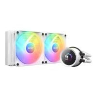 ราคา ชุดระบายความร้อนซีพียู NZXT KRAKEN 240 RGB WHITE : RL-KR240-W1 (810074842730)