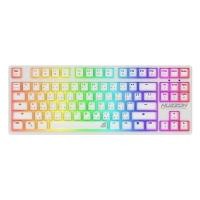 ราคา คีย์บอร์ดเกมมิ่ง Signo Gaming Keyboard Nuzzon KB-751 Wireless Mechanical White (Red Switch) (8994204798219)