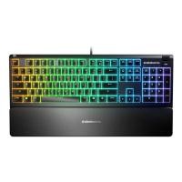 ราคา คีย์บอร์ดเกมมิ่ง SteelSeries Gaming Keyboard Mechanical Apex 3 TH Black (5707119039048)
