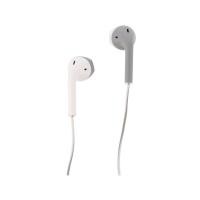 ราคา หูฟังมีสาย QPLUS Two-tone Wired Earbud Headphone 3.5mm Gray/White (8856817309179)