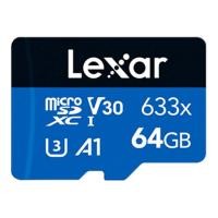 ราคา เมมโมรี่การ์ด Lexar MicroSDHC 64GB High Performance BL 633x Global (843367128891)