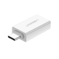 ราคา หัวแปลง Ugreen Adapter OTG USB-C Male to USB-A (3.0A) Female White (30155) (6957303831555)