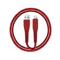 ราคา สายชาร์จ ENERGEA USB-A to Lightning Cable NYLOFLEX C89 1.5M. Red (6957879423697)