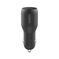 ราคา ที่ชาร์จแบตในรถ Belkin Car Charger 2 USB-C (PD36W) Black (CCB002qcBK) (745883864911)