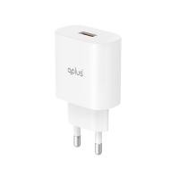 ราคา อะแดปเตอร์ QPLUS Wall USB Charger 1 USB-A (QC3.0A/18W) White (QA18) (TISI) (8856899941908)