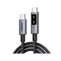 ราคา สายชาร์จ Ugreen USB-C to USB-C Cable Nylon 100W 1M. Robot Gray (35501) (6941876235018)