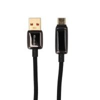 ราคา สายชาร์จ Mcdodo USB-A to USB-C Cable 6A Breathing Light LED Display & Data Sync 1.2M Black (CA-6650) (8857824784454)