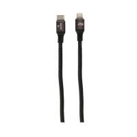 ราคา สายชาร์จ TECHPRO USB-C to Lightning Cable Nylon 20W 1M. Black/Grey (TP-C02) (8859703420958)