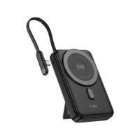 ราคา พาวเวอร์แบงค์ FOX 10000 mAh Mini Magnetic Wireless W1081C Black (8856847279107)