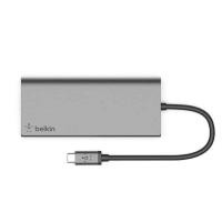 ราคา Belkin Port Hub USB-C 6 in 1 Multifunctional Converter Gray (F4U092btSGY) (745883708673)