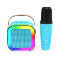 ราคา ลำโพงบลูทูธ QPLUS mini Speaker with MIC. QP-K12 Blue (8856818276371)