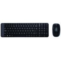 ราคา เมาส์และคีย์บอร์ดไร้สาย Logitech Wireless Mouse + Keyboard MK220 Black (TH/EN) (097855078025)