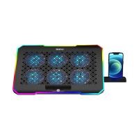 ราคา แท่นวางโน๊ตบุ๊ค Signo RGB Gaming Cooling Pad SKATTER CP-512 Black (6257883401958)