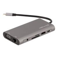 ราคา Blue Box 10-in-1 USB Type-C Hub Silver Grey (8858882636266)