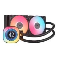 ราคา ชุดระบายความร้อนซีพียู Corsair iCUE LINK TITAN 240 RX LCD RGB Black (CW-9061022-WW) CPU Liquid Cooler (840440482949)