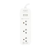 ราคา ปลั๊กไฟ Anitech Plug 3 Way 1 Switch White 2M. (H433) (8859221725422)