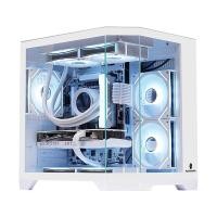 ราคา เคสคอมพิวเตอร์ WJCOOLMAN Dreamer Mini Panorama M-ATX Tempered Glass Gaming Case White (689176513936)