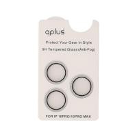ราคา ฟิล์มกันเลนส์ QPLUS Camera Ring Lens iPhone 16 Pro/16 Pro Max Silver Glitter (8859703424345)