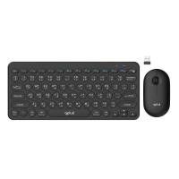 ราคา เมาส์และคีย์บอร์ดไร้สาย QPLUS 1928 Stylish Black (TH/EN) (8858880000427)