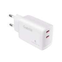 ราคา อะแดปเตอร์ TITANV Wall Charger 2 USB-C 45W GaN TI-WC08 White (8851899139898)