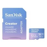 ราคา เมมโมรี่การ์ด SanDisk MicroSDXC 512GB Creator Series 512GB A2 C10 (SDSQXAV-512G-GN6MS) (619659217266)