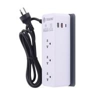 ราคา ปลั๊กไฟ Toshino TIS 3 Way 1 Switch 3 USB 2M. (CW20PD-2M) White (6904531006064)
