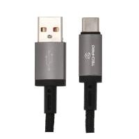 ราคา สายชาร์จ TECHPRO USB-A to USB-C Cable 3A Super Fast Charge 1M. Titanlink Black (TP-C07) (8857824414580)