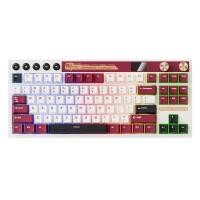 ราคา คีย์บอร์ดเกมมิ่ง Royal Kludge Gaming Keyboard RK M87 G/K Famicom Switch Brown (6977576550519)