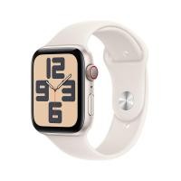 ราคา Apple Watch SE GPS + Cellular 44mm Starlight Aluminium Case with Starlight Sport Band - M/L (2024) (195949650635)