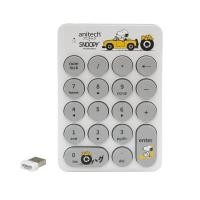 ราคา Anitech X Snoopy 3 คีย์บอร์ดตัวเลขไร้สาย รุ่น SNP-N187 White (8859221725887)