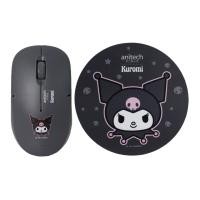 ราคา Anitech x Sanrio เมาส์ไร้สาย+แผ่นรองเมาส์ KU-WMP01-BK Black (8859221726433)